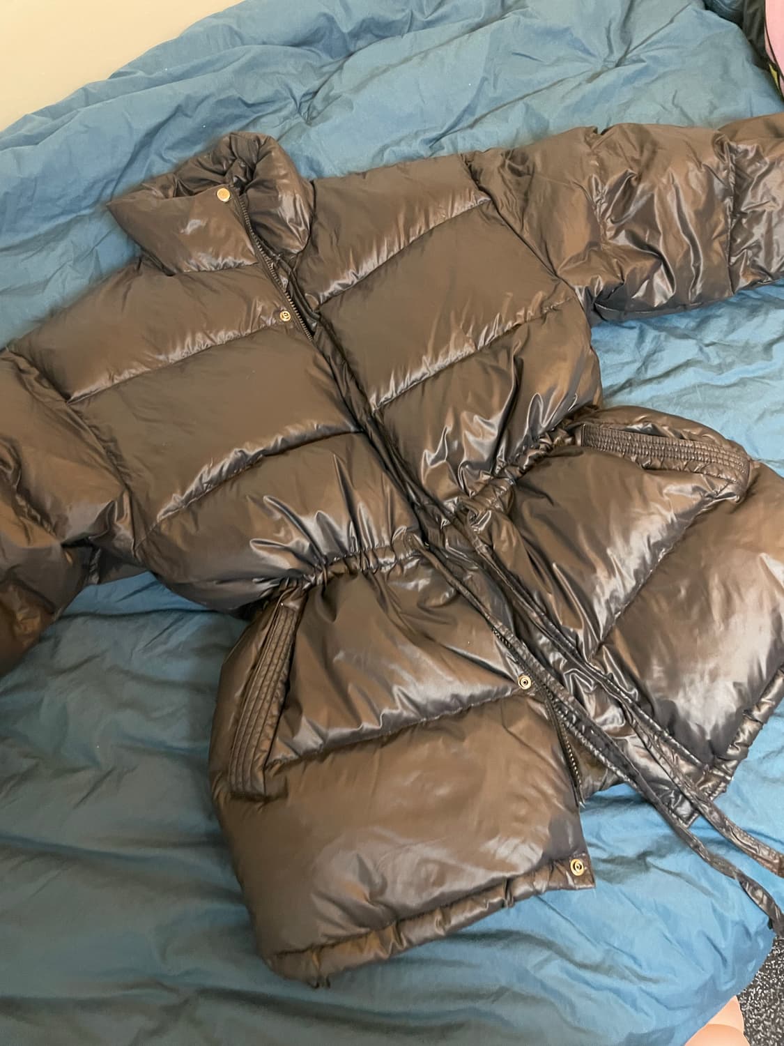 오리털 검정 패딩 상품이미지2