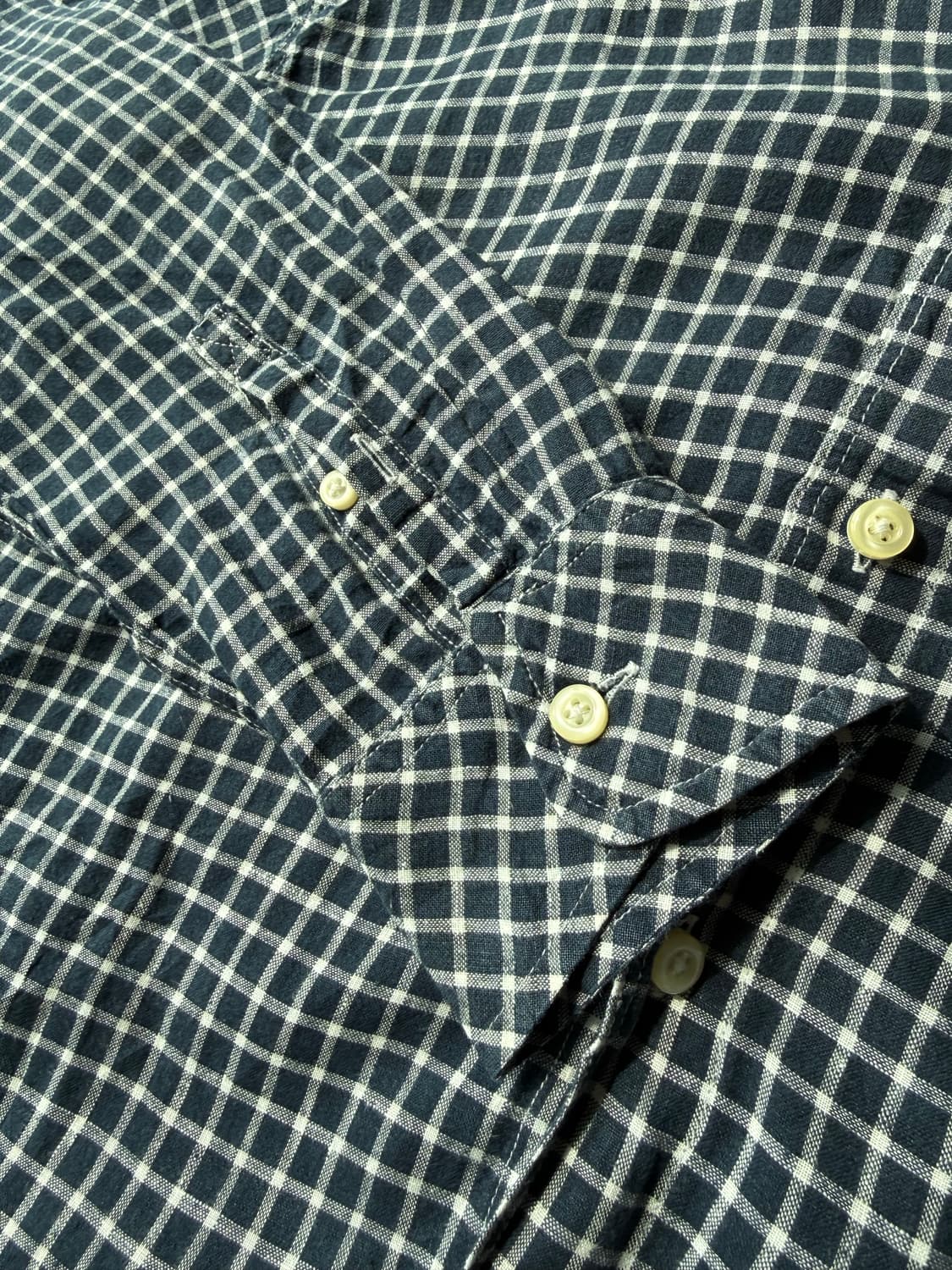 GAP 블루 체크 셔츠 상품이미지3