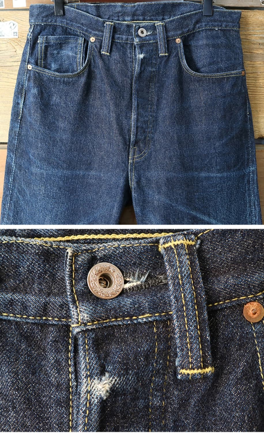 일본판 TCB JEANS 1944년 대전판 복각 셀비지 데님 상품이미지3