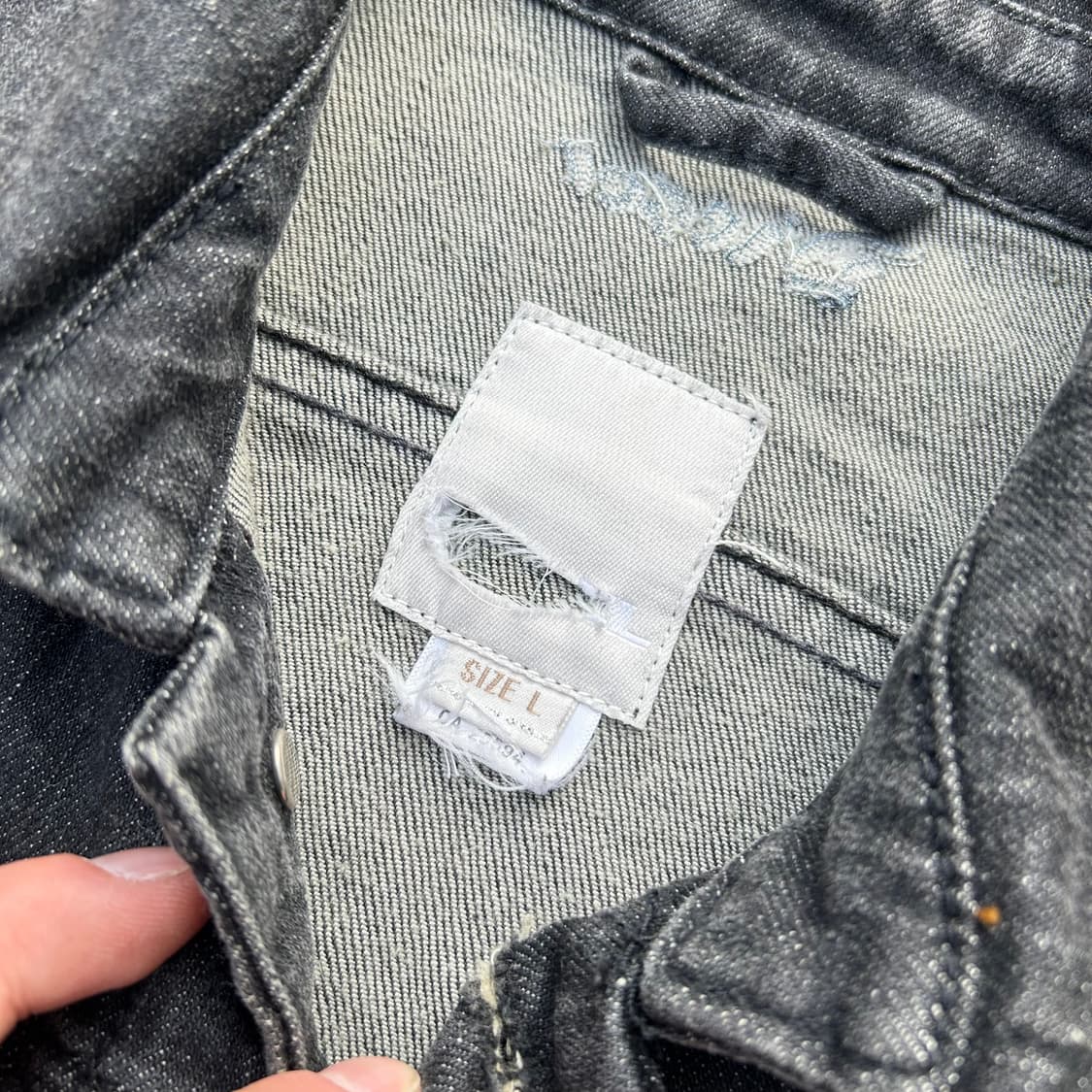 디젤(DIESEL)멀티포켓 흑청 트러커 자켓 상품이미지8