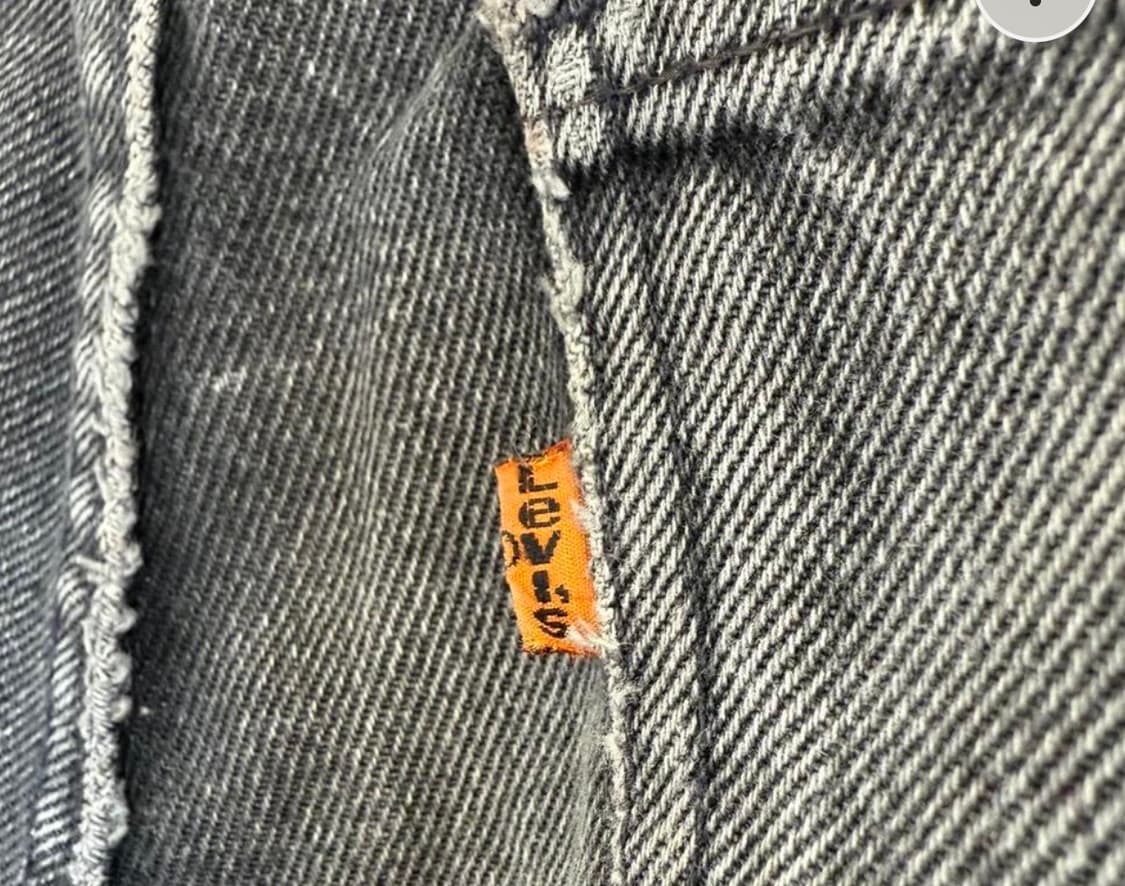 [빈티지]Levi’s505오렌지탭 USA 블랙 데님 w32 L30 상품이미지3