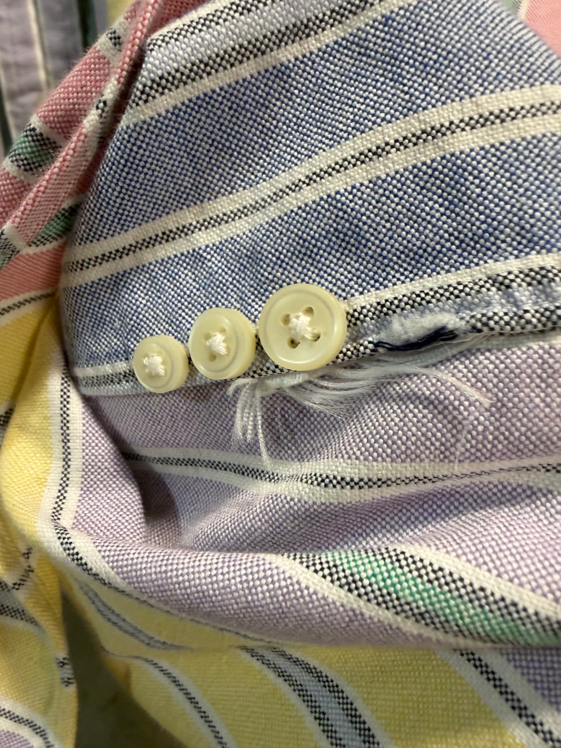 S 폴로 랄프로렌 POLO 클래식핏 멀티 스트라이프 셔츠 파스텔 상품이미지7