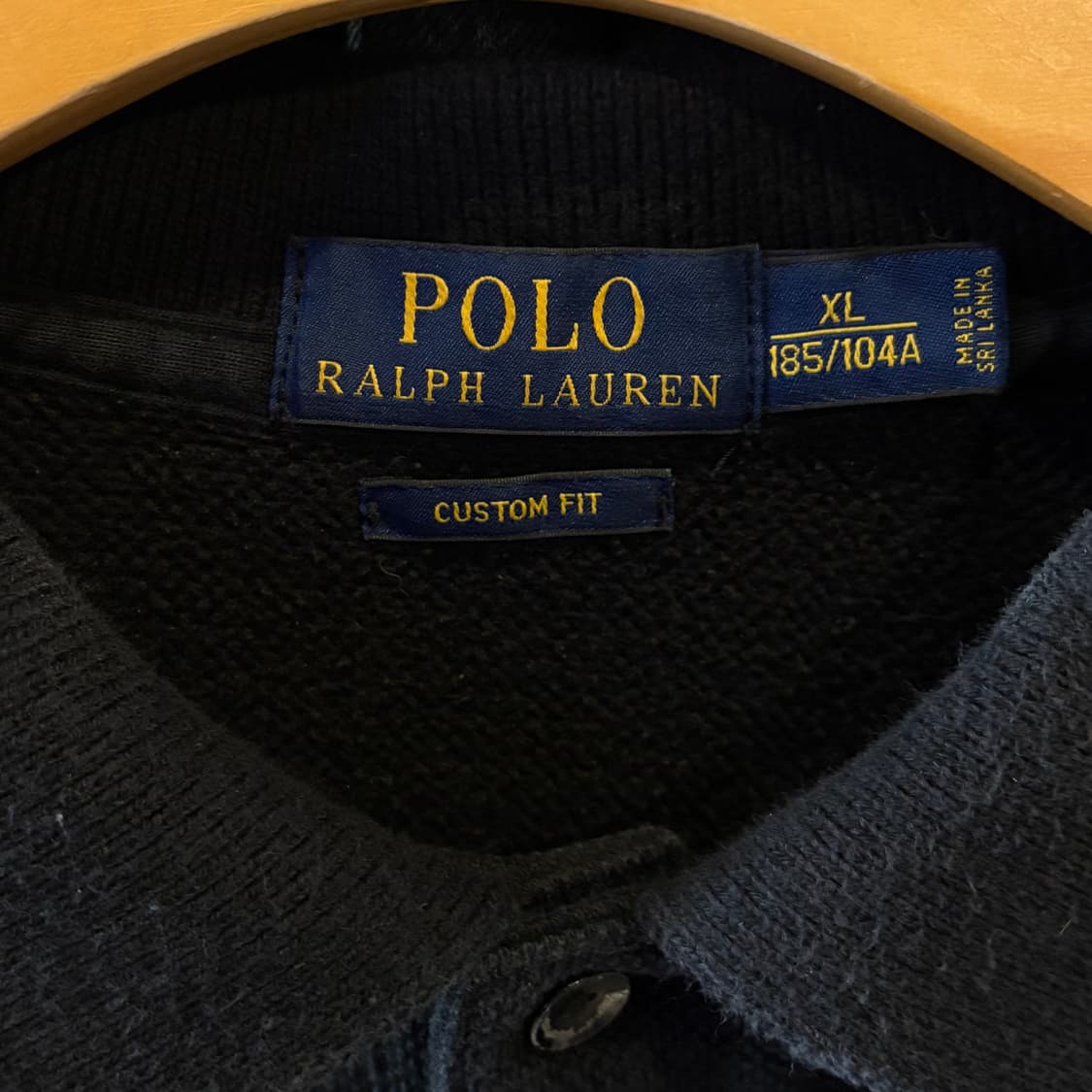 폴로 랄프로렌 커스텀 핏 가죽패치 긴팔 카라티 상품이미지4