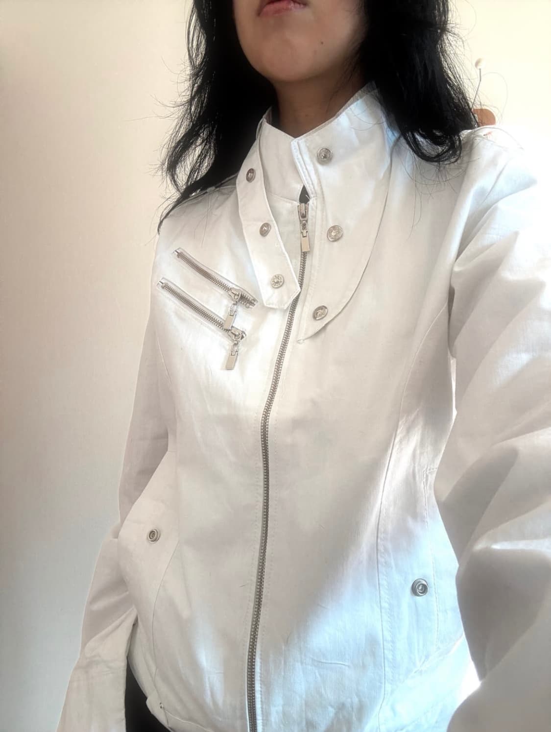 락시크 화이트 자켓 상품이미지4