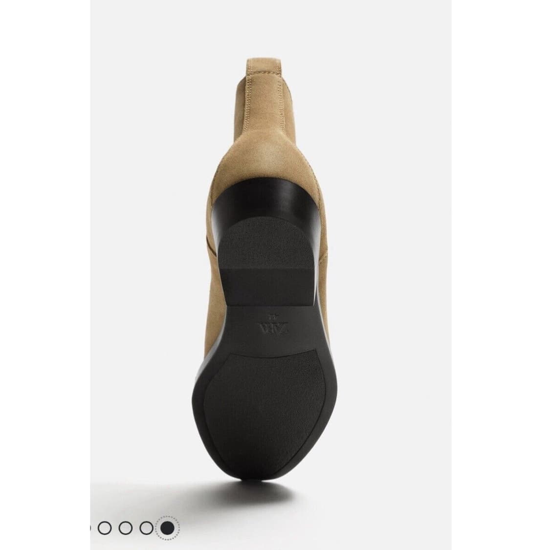 자라 스웨이드 첼시부츠 탄 앵클 /43 상품이미지6