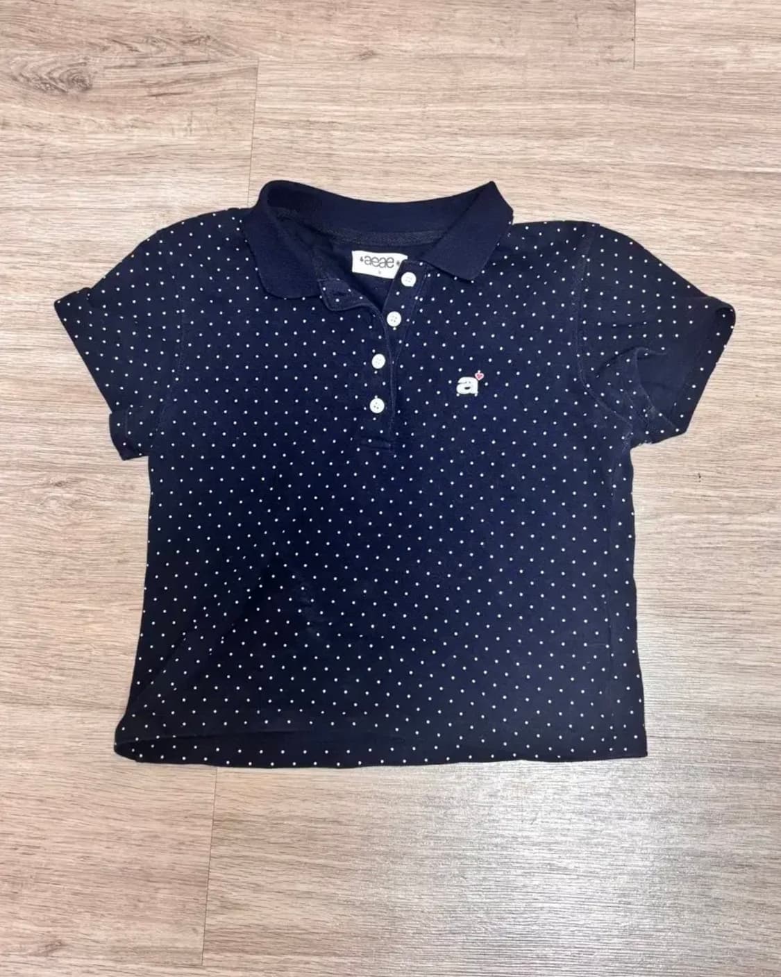 에이이에이이 DOT PK T-SHIRTS [NAVY] 상품이미지1