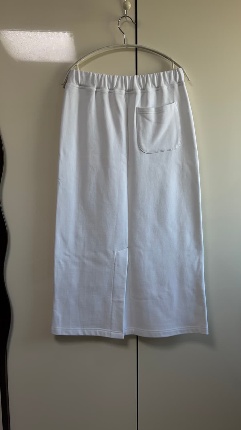 Taey 태이 코튼 맥시 스커트 화이트 상품이미지4