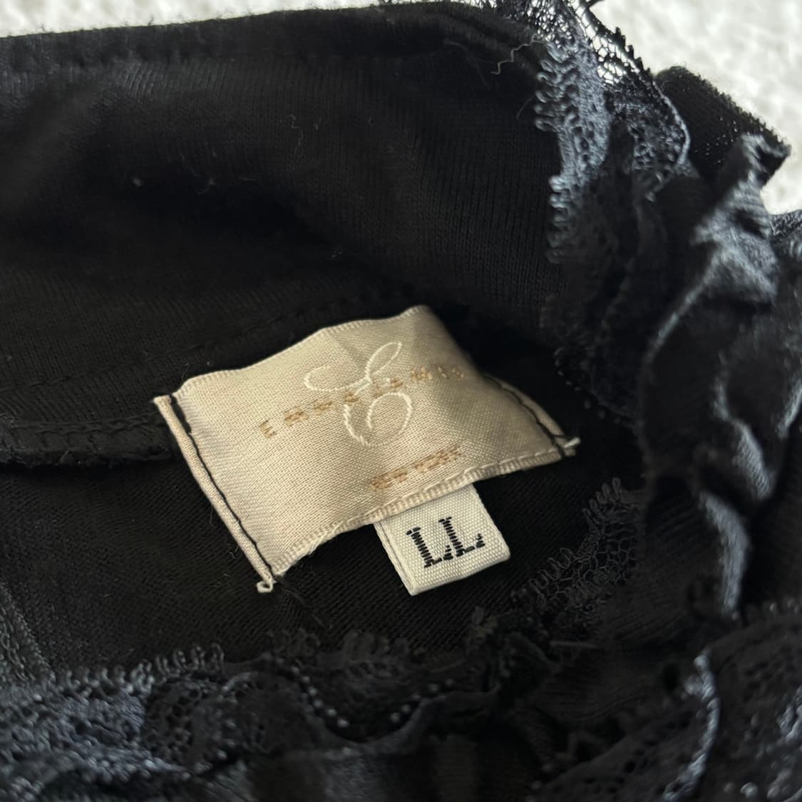 일본빈티지 emma james 블랙 이너 탑 상품이미지4