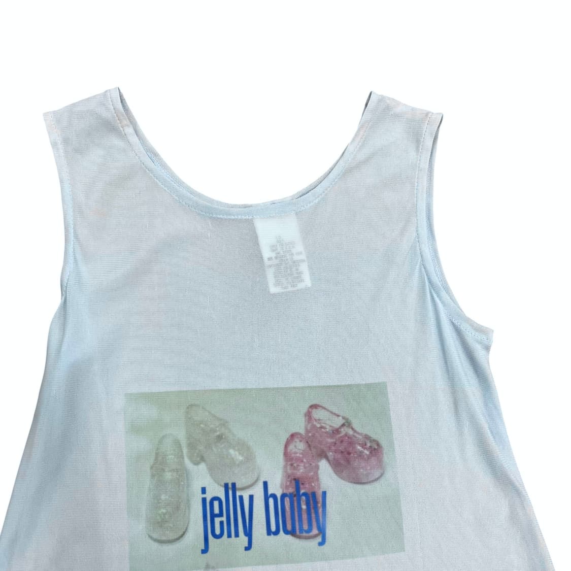 Jelly Baby See-Through Blue Sleeveless  상품이미지4