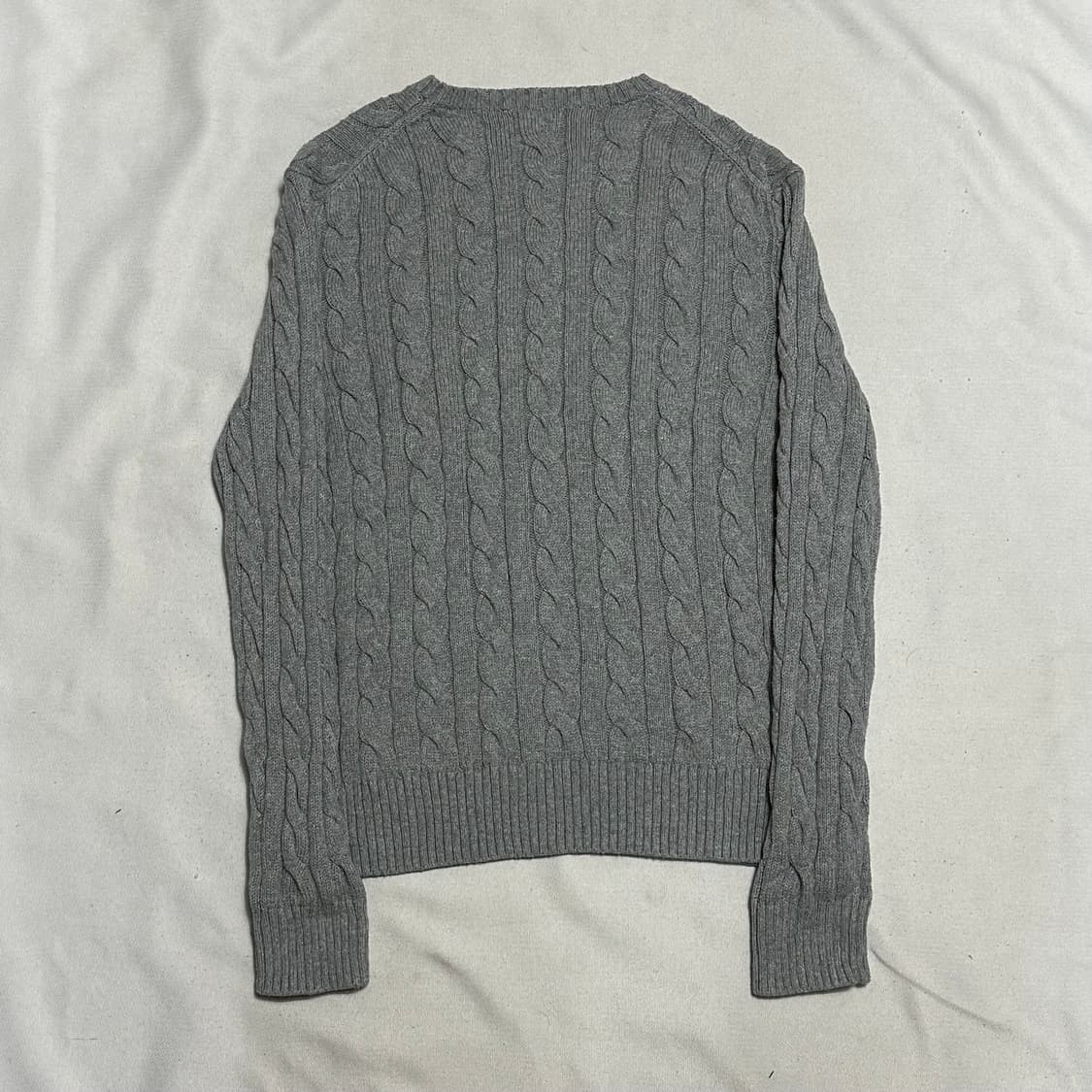 L 폴로랄프로렌 그레이 케이블 니트 상품이미지3