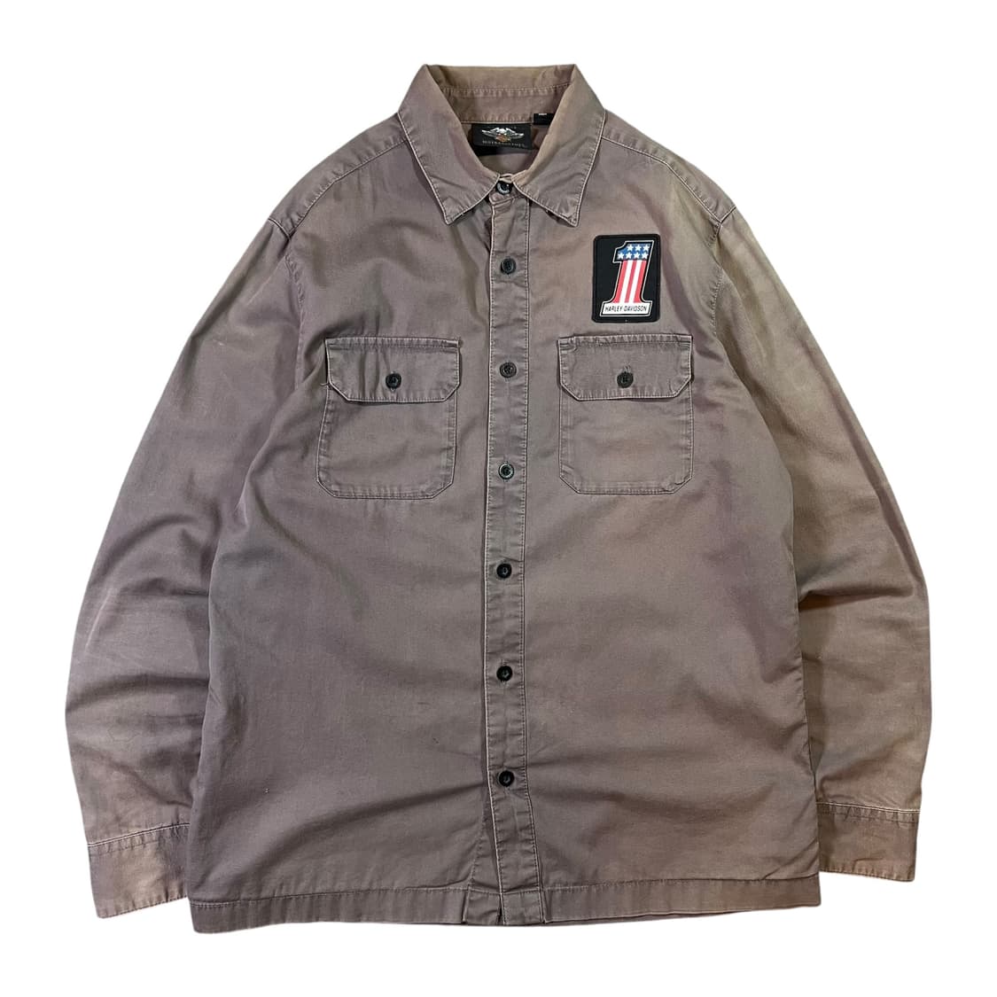 할리데이비슨 빅로고 코튼 셔츠 상품이미지2