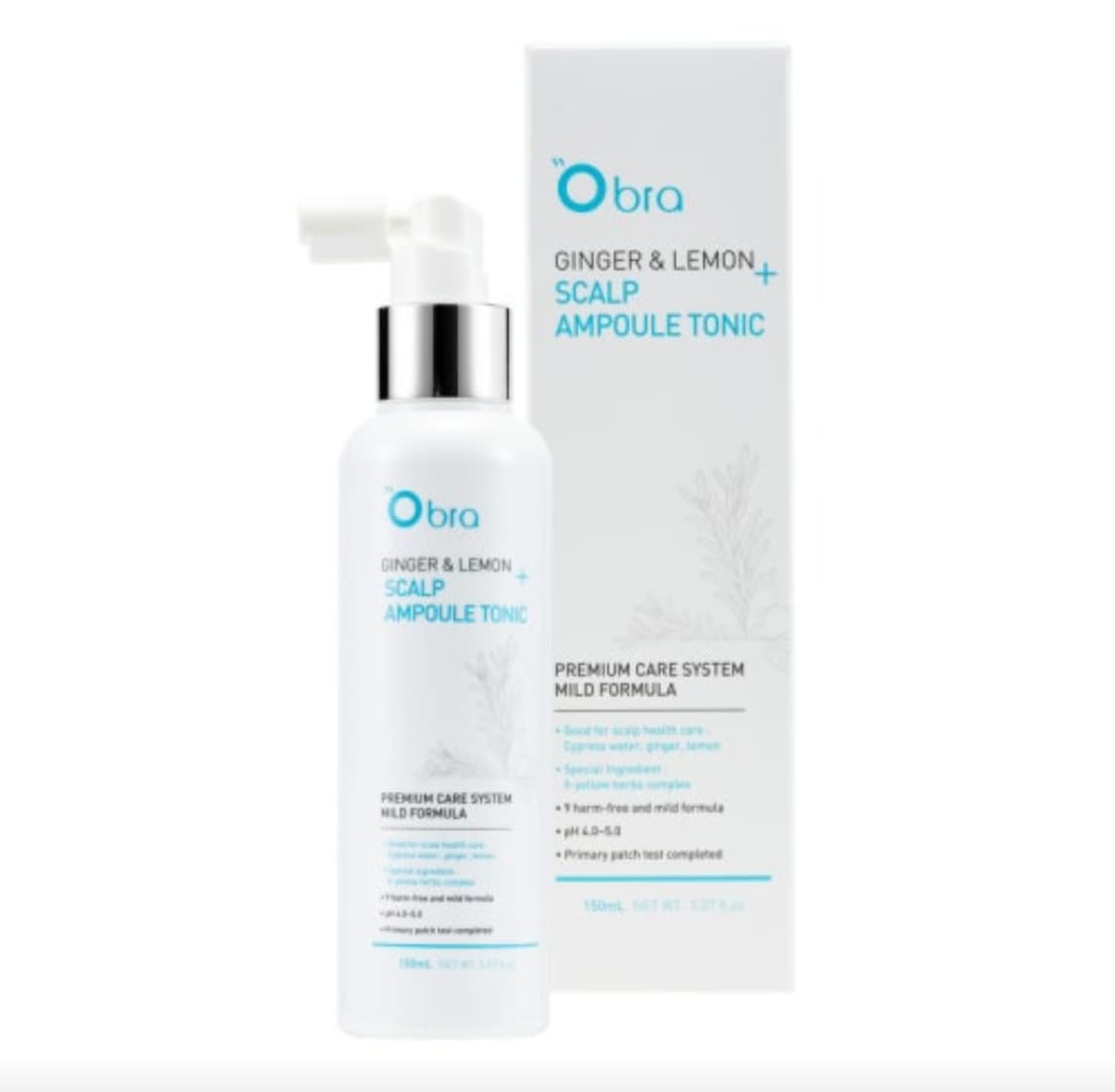 [미개봉새상품] Obra 오브라 두피 진저 레몬 앰플 토닉 150ml 상품이미지2