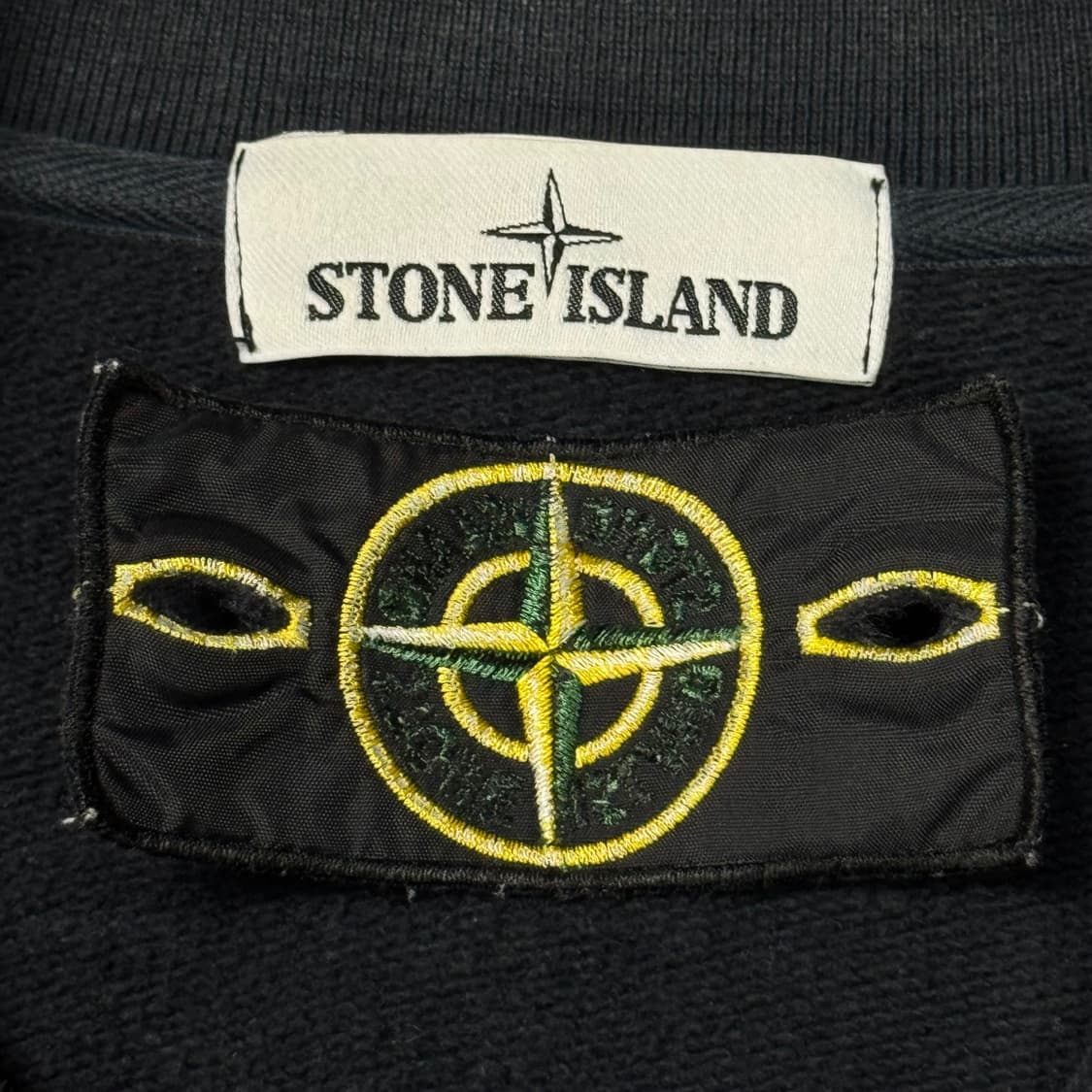 (M) 스톤 아일랜드 플리스 코튼 집업 와펜 자켓  상품이미지5