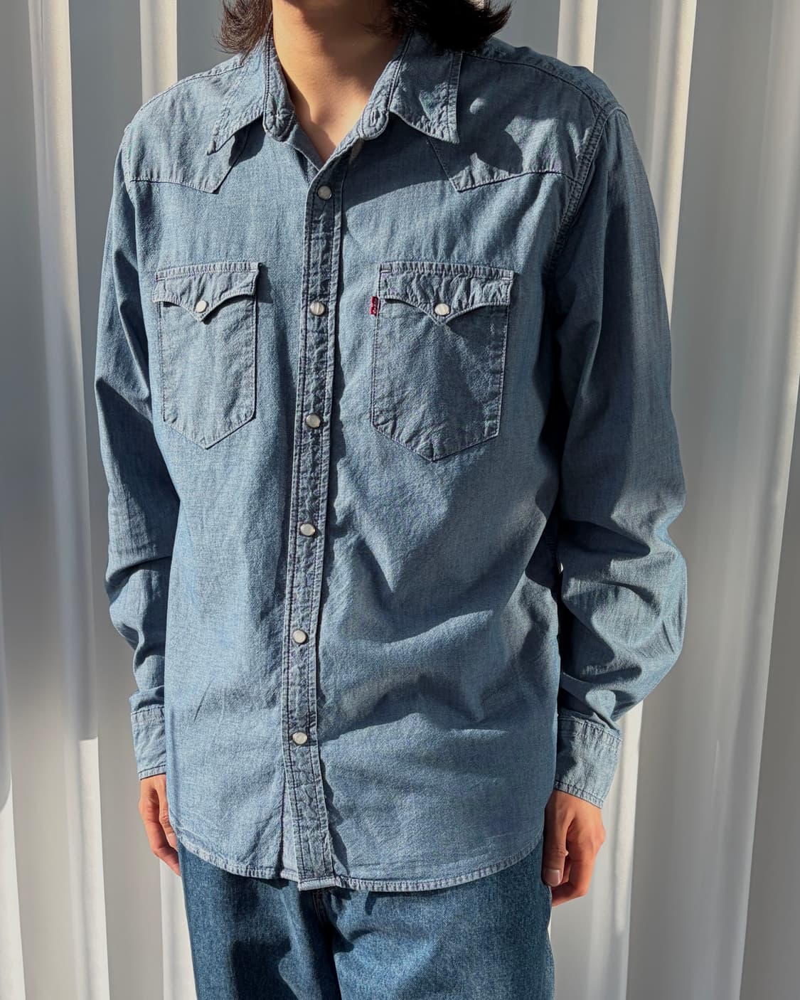 [L]리바이스 샴브레이 웨스턴 셔츠 상품이미지3