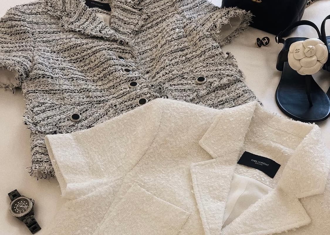 Summer Mix black tweed jacket 상품이미지2