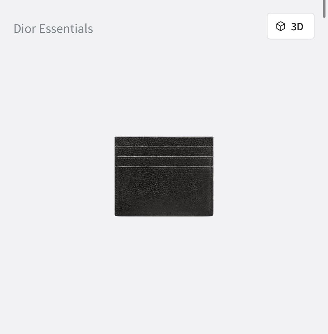 디올 남성용 새들 카드 지갑 상품이미지2