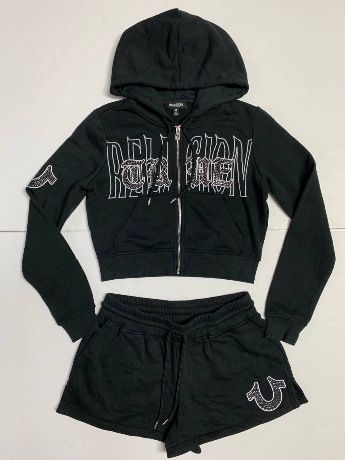 트루 릴리젼 후드집업 쇼츠 셋업 상품이미지3