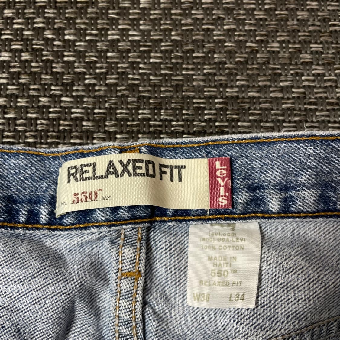 (36) 리바이스 550 36X34 릴렉스드핏 데님 팬츠 상품이미지3