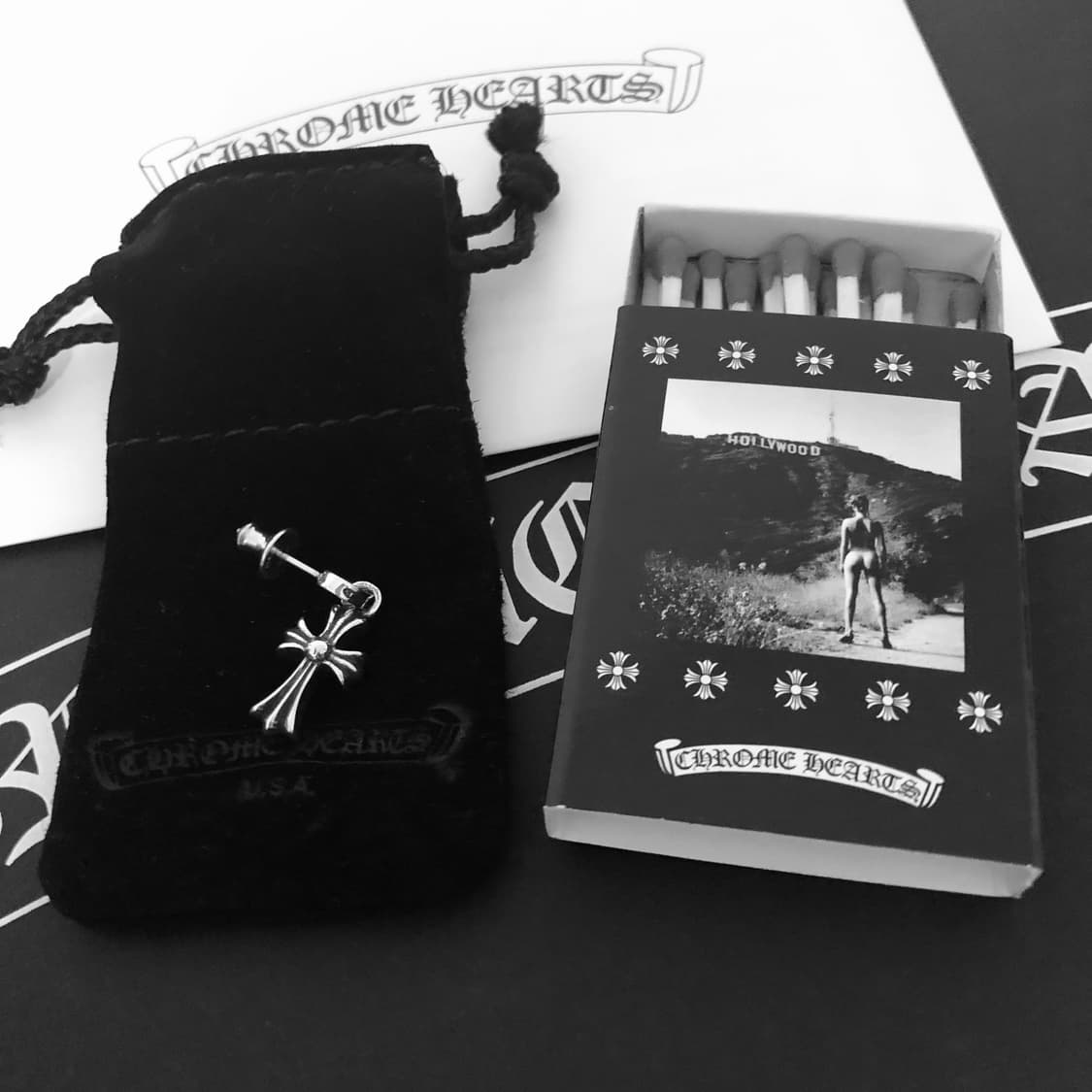 크롬하츠 베이비펫 드롭 이어링 상품이미지2