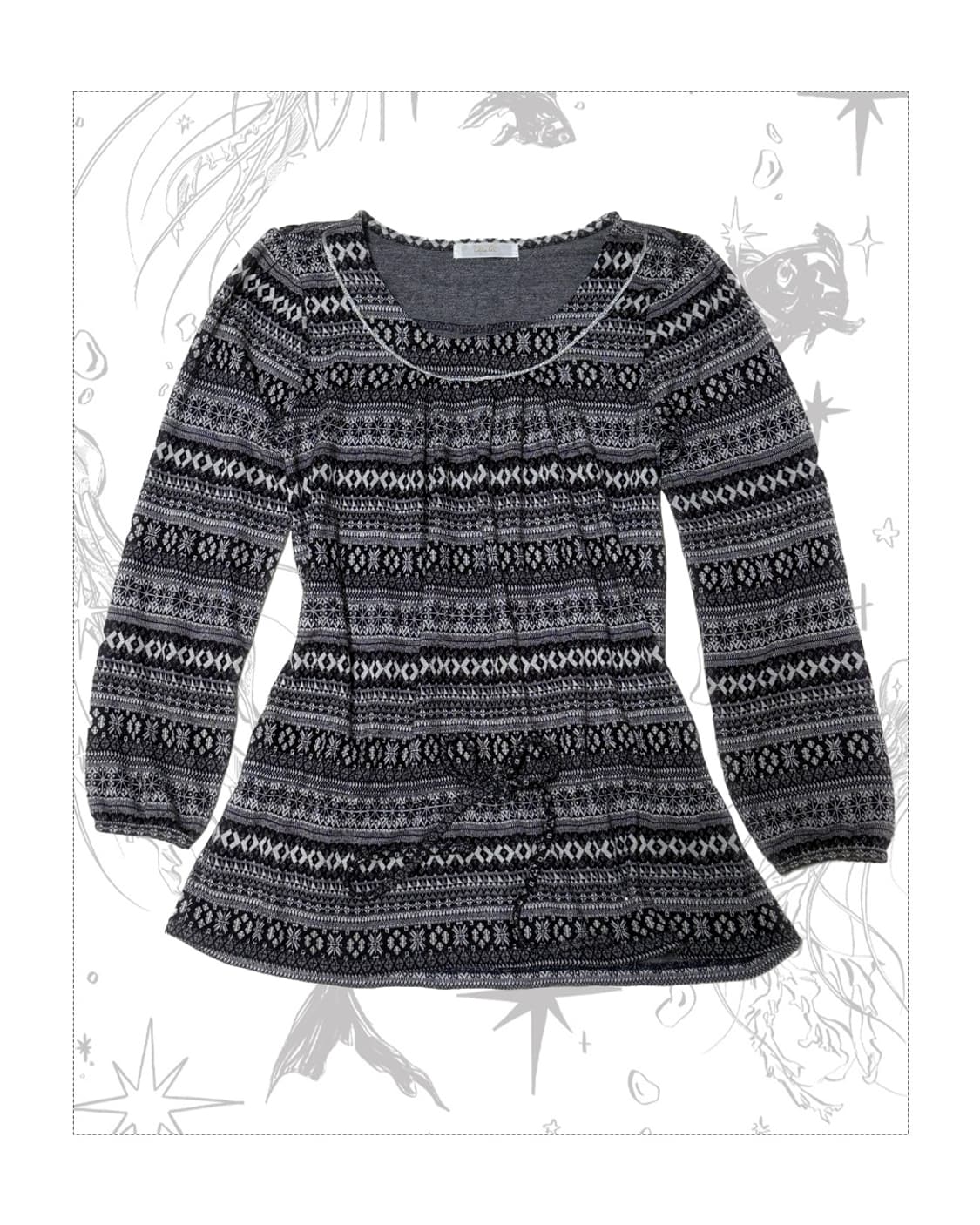 스노우가든 노르딕 니트 상품이미지2