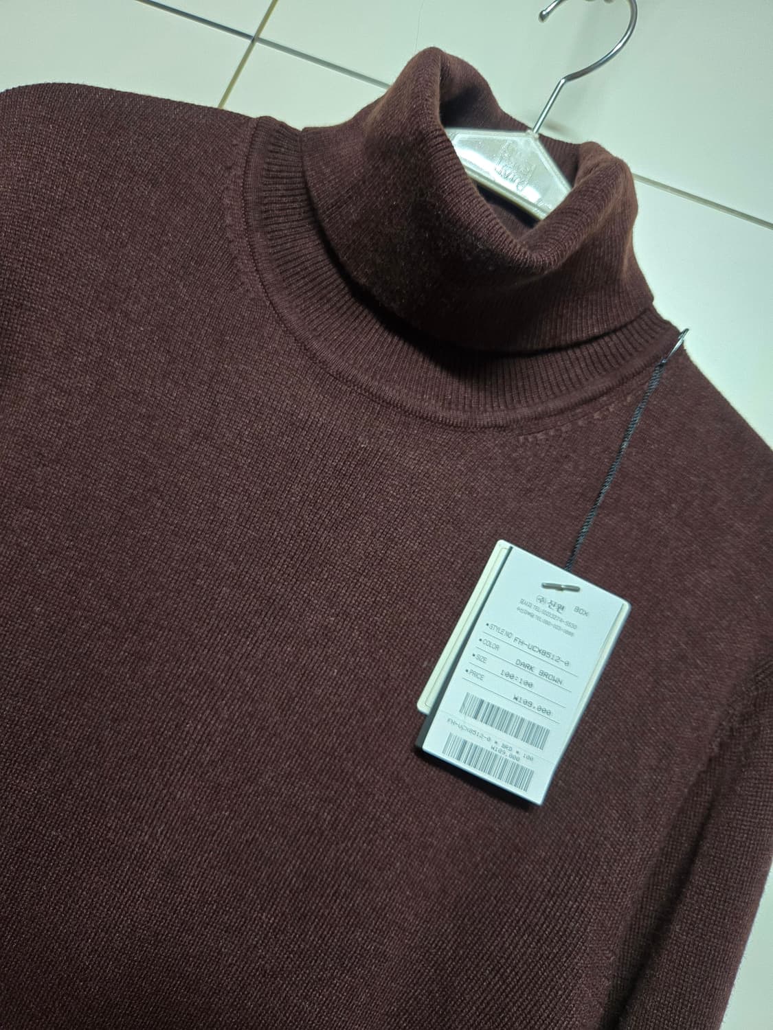 파렌하이트 남성 캐시미어 폴라니트티 상품이미지1