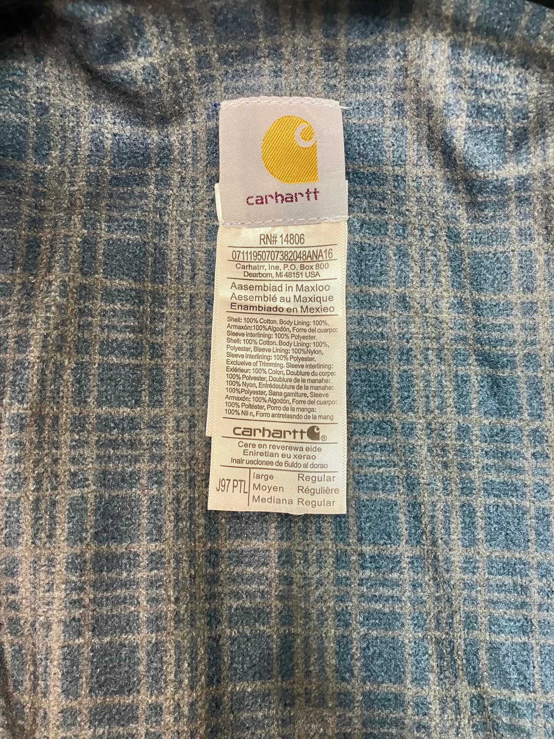 칼하트 J97 디트로이트 자켓 판매  상품이미지3