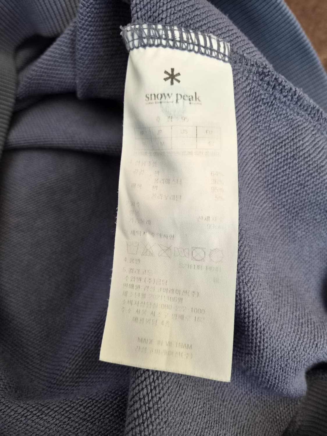 스노우피크 남녀공용 리버스 그래픽 후드긴팔티셔츠 95사이즈 상품이미지7