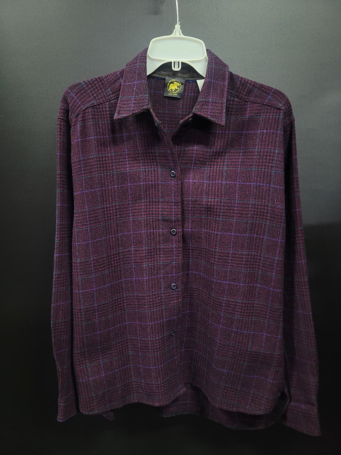 HUNTING WORLD 헌팅월드 USA 오버핏 울 셔츠 상품이미지1