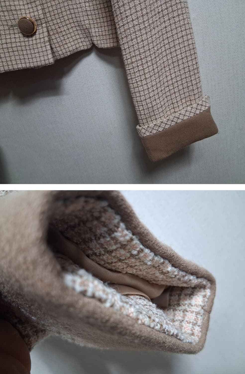 일본빈티지 vivid 부띠크 춘추 크롭쟈켓 라운드카라탈부착 66
원산지  상품이미지5