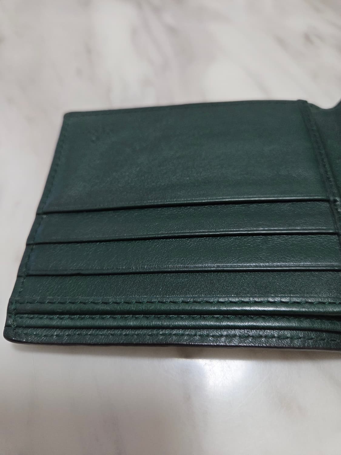 구찌 마이크로시마 반지갑 다크그린 상품이미지6