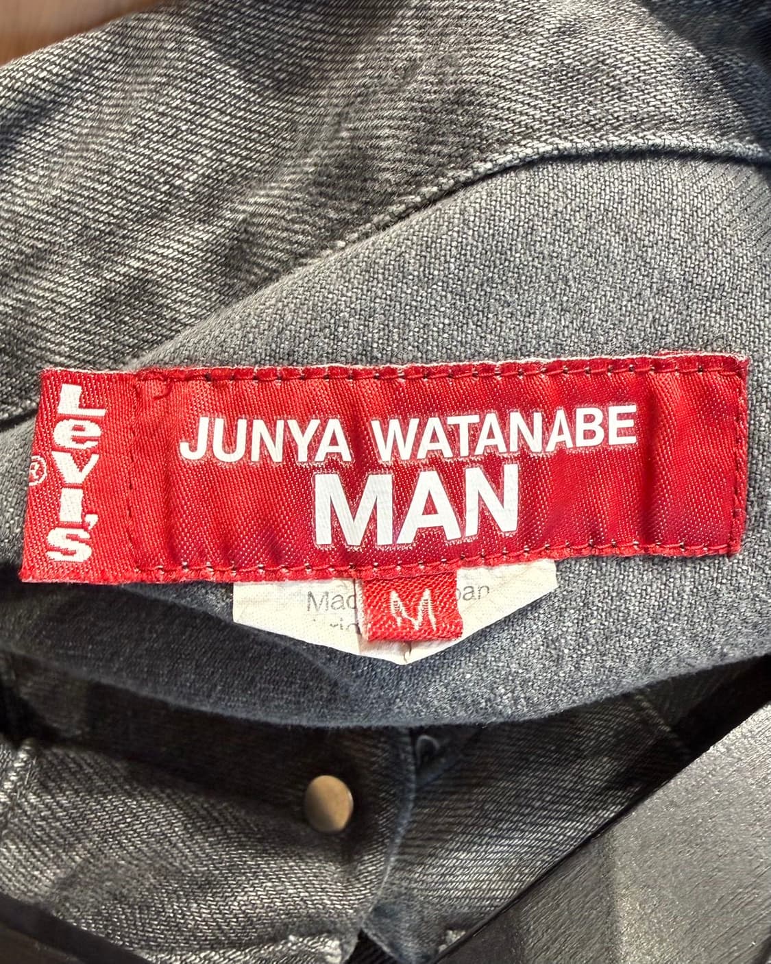 준야 와타나베 맨 x 리바이스 AD2024 그레이 데님 자켓  상품이미지7