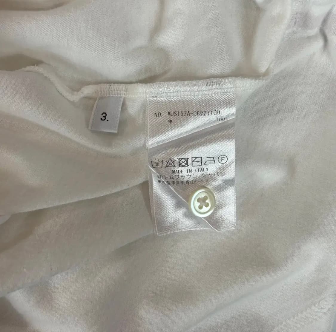 톰브라운 사선 완장 자수 반팔 상품이미지4