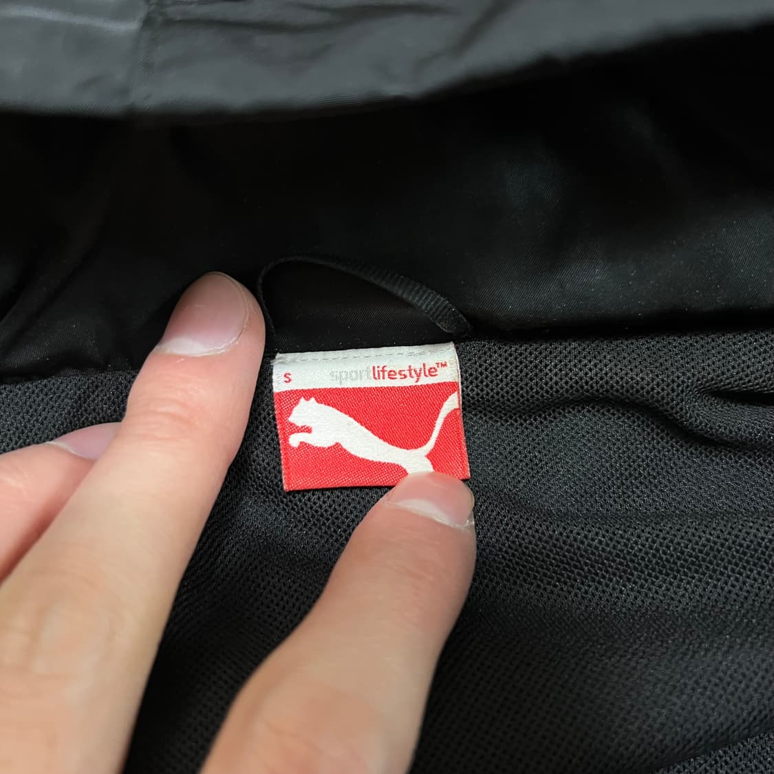 푸마 리핑캣 로고 바람막이 후드자켓 [블랙] S/90 상품이미지5