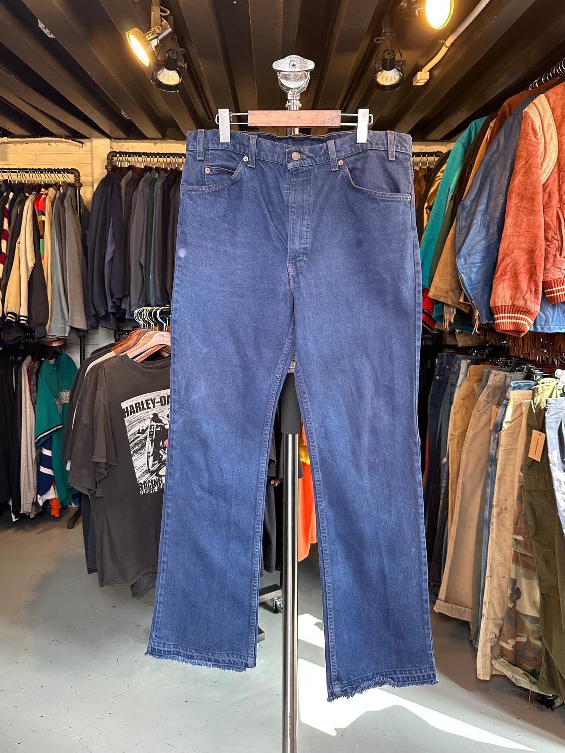 90s 리바이스517 부츠컷 데님 팬츠 36x32 made in usa 상품이미지1