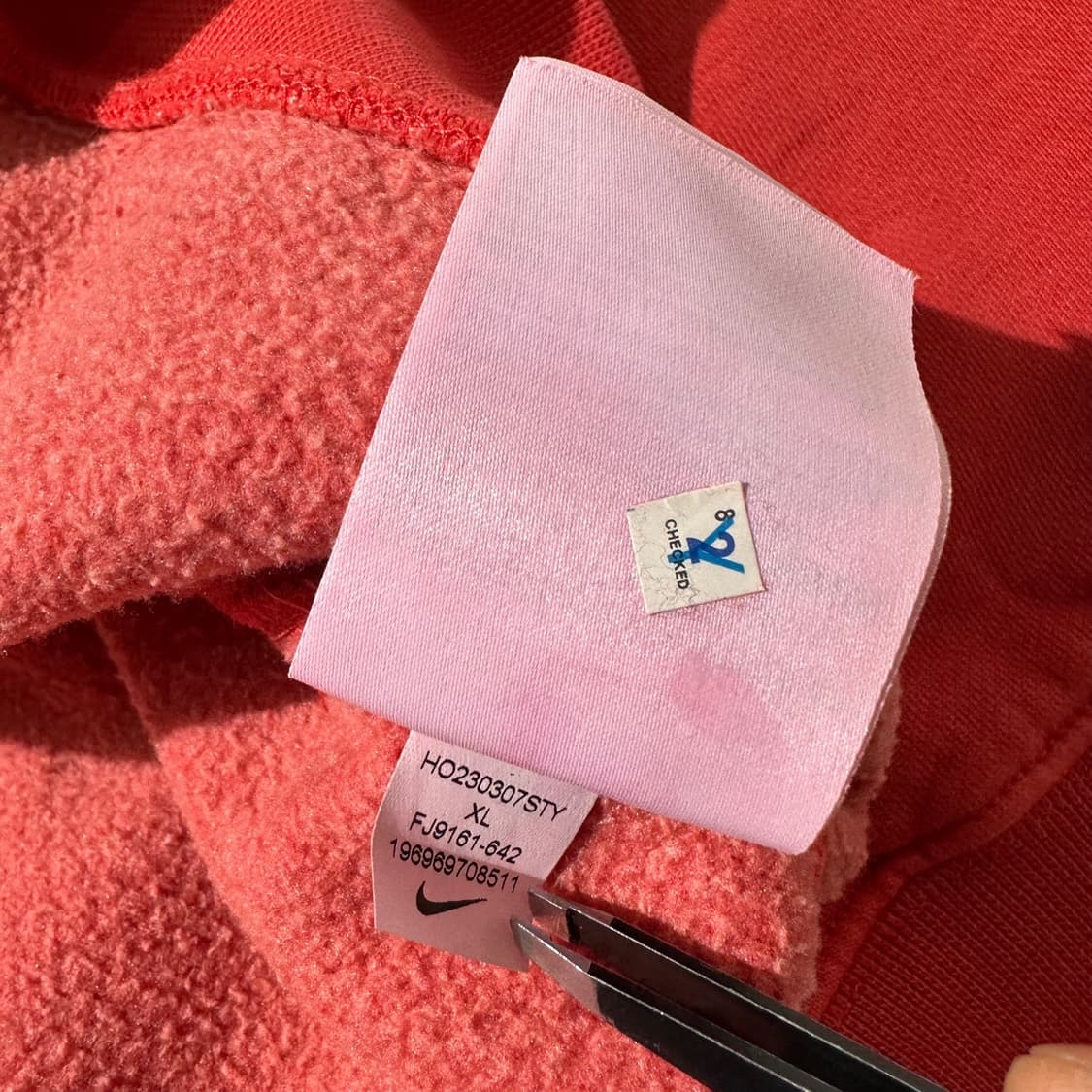 스투시 x 나이키 풀 집 피그먼트 다이드 플리스 후드집업 상품이미지9