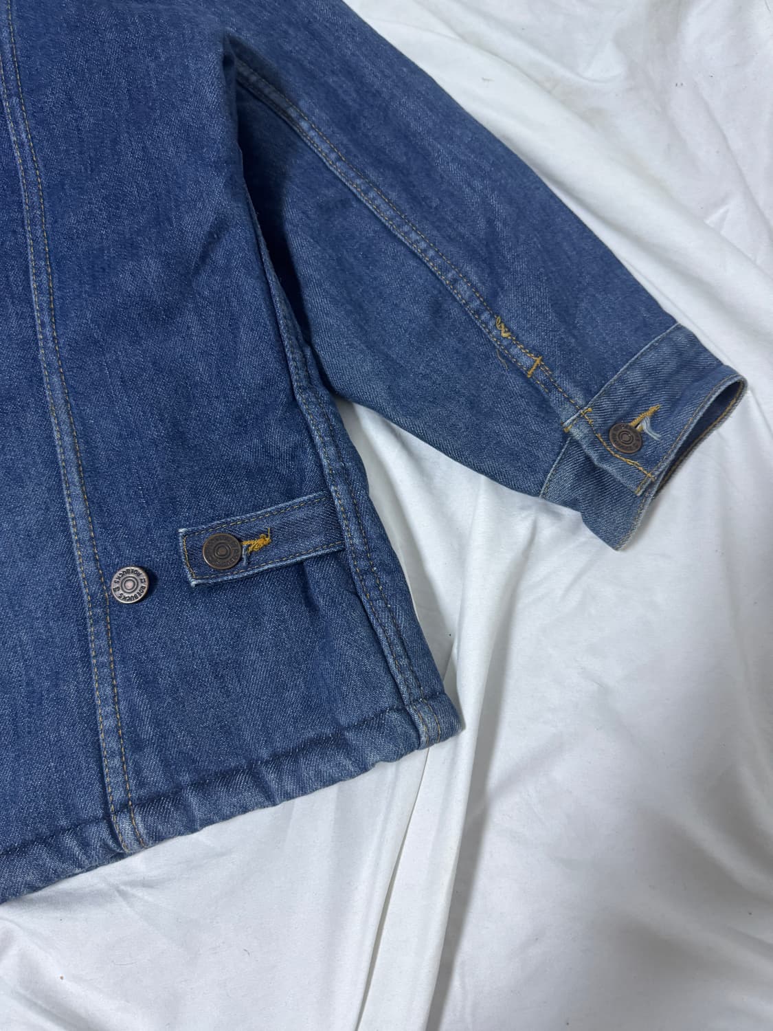 70s sears roebucks 쉐르파 데님자켓 상품이미지5