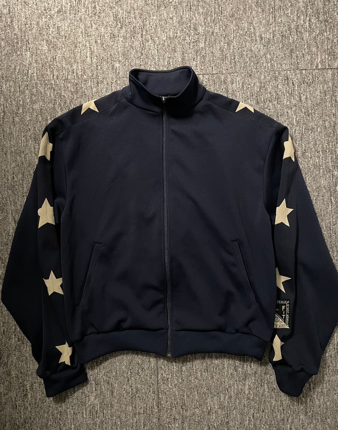 캐피탈 스무스 져지 스턴트맨 트랙 자켓 네이비 [4] 상품이미지2