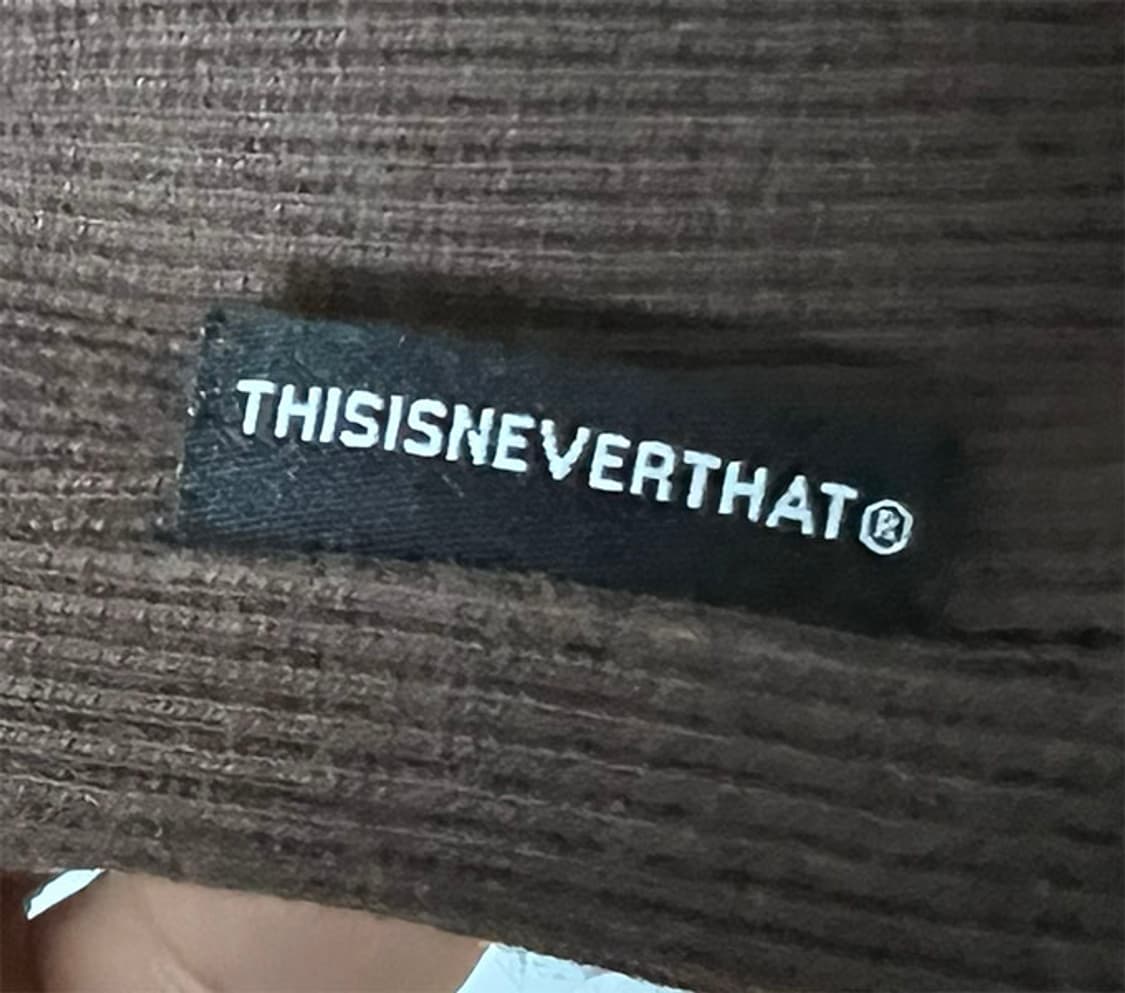 디스이즈네버댓 남자 맨투맨 겨울 오버핏 스트라이프 105-110 상품이미지3