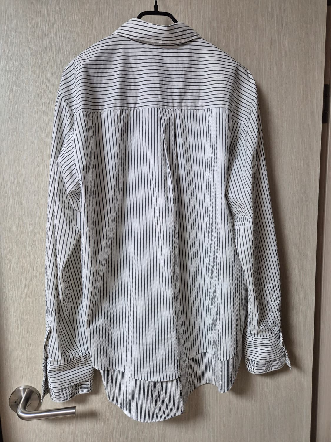 던스트 Dunst 스트라이프 셔츠 오버핏 더블 레이어드 남방 상품이미지2