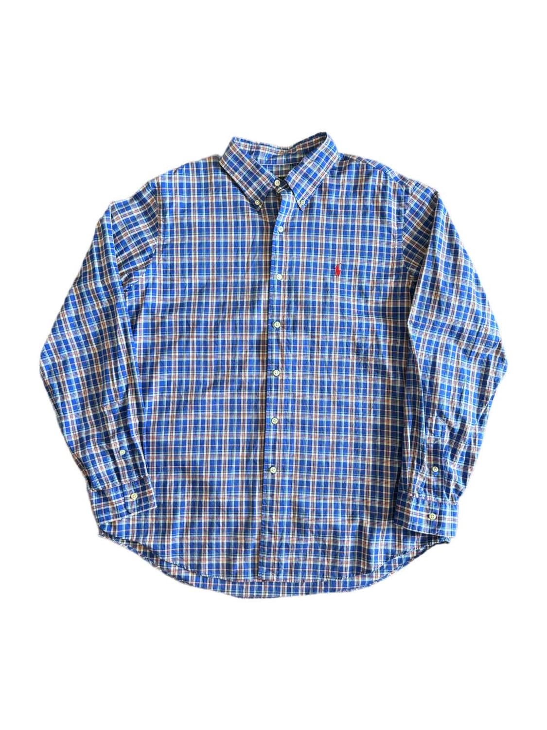 PRL button down check shirts 상품이미지1