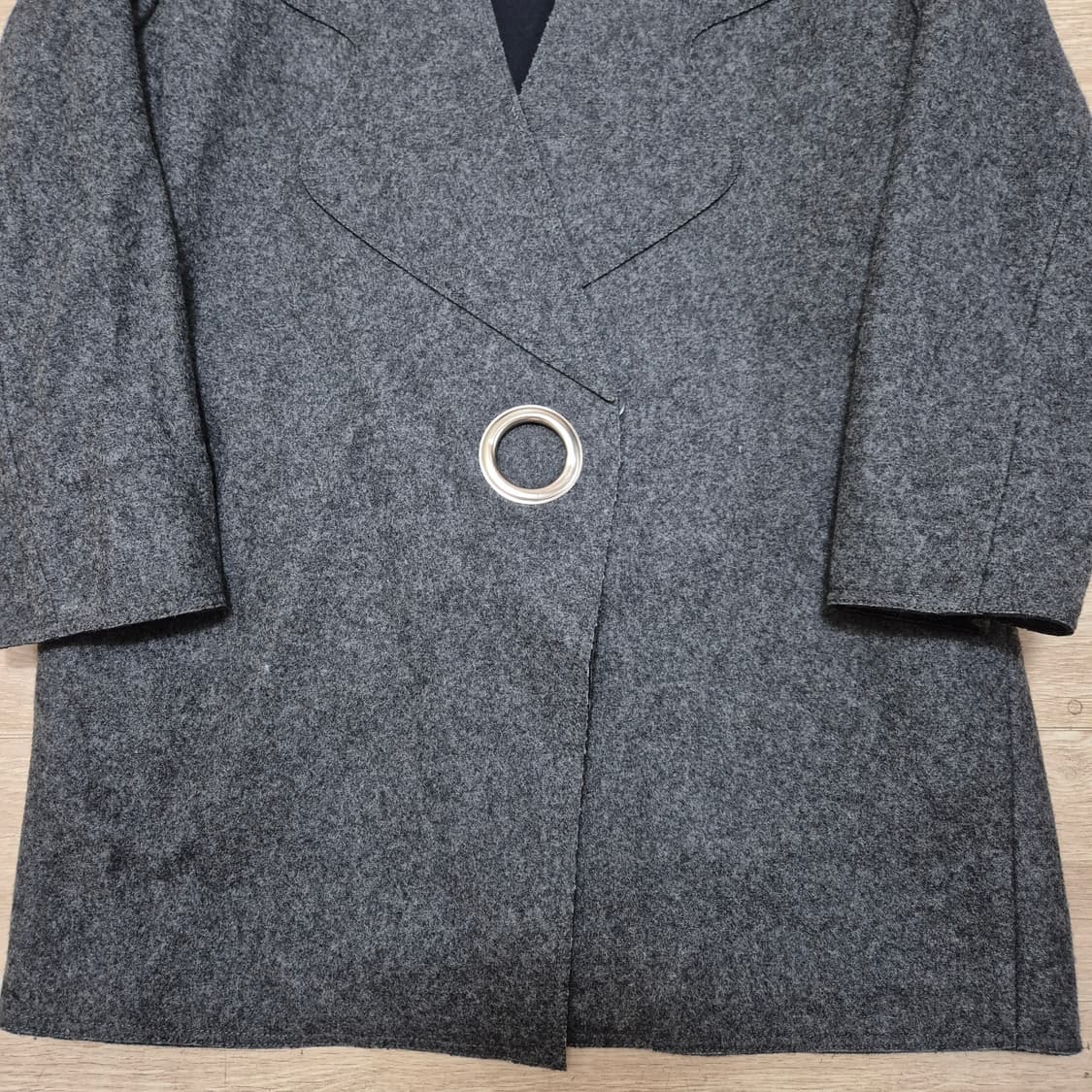 듀엘 여성 럭셔리 논카라 코트 상품이미지3