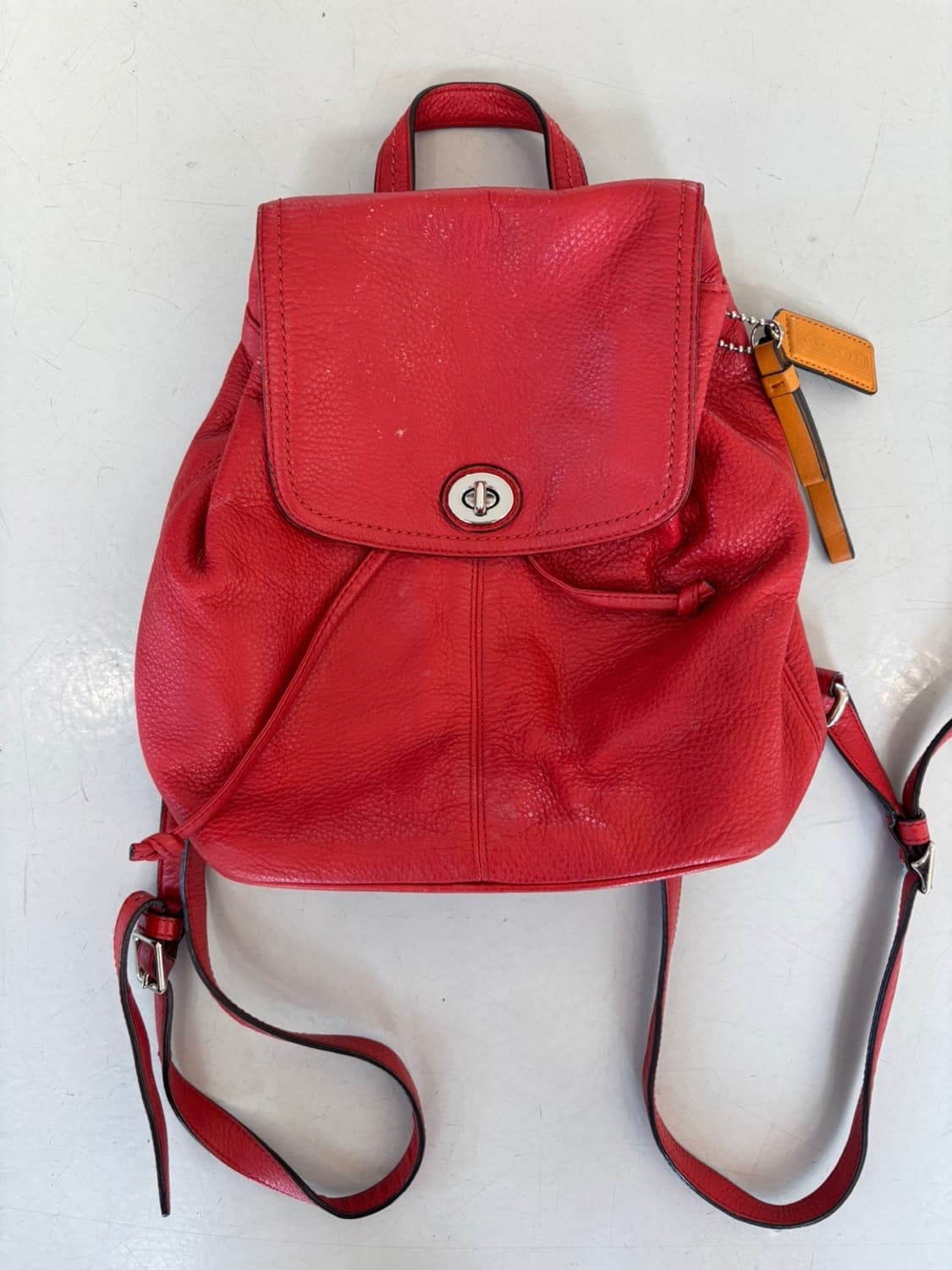 Coach Leather Backpack 상품이미지2