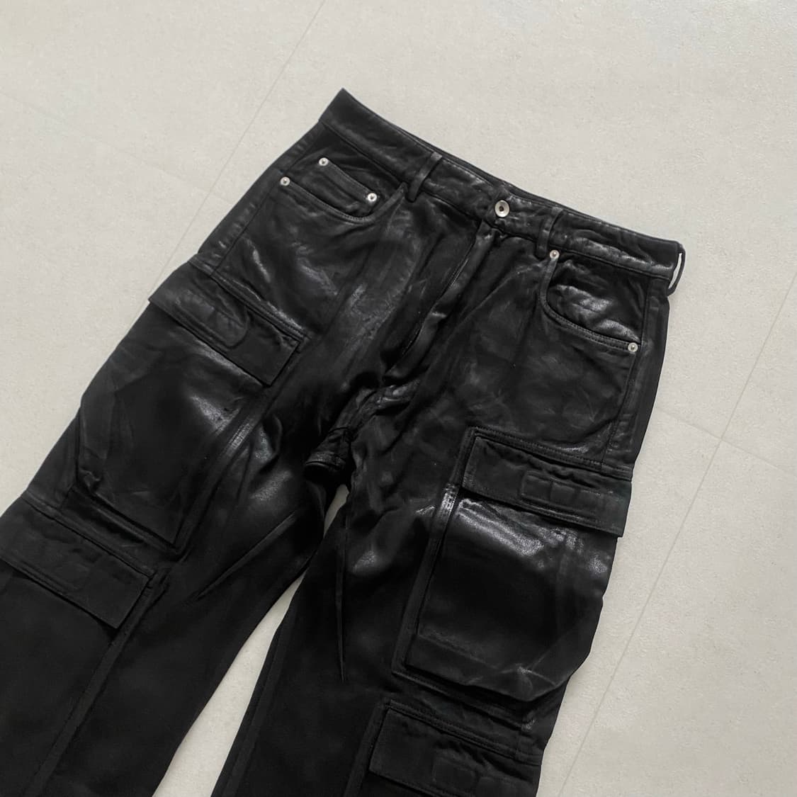 [31] 릭오웬스 더블 카코 진 블랙 코팅 상품이미지3