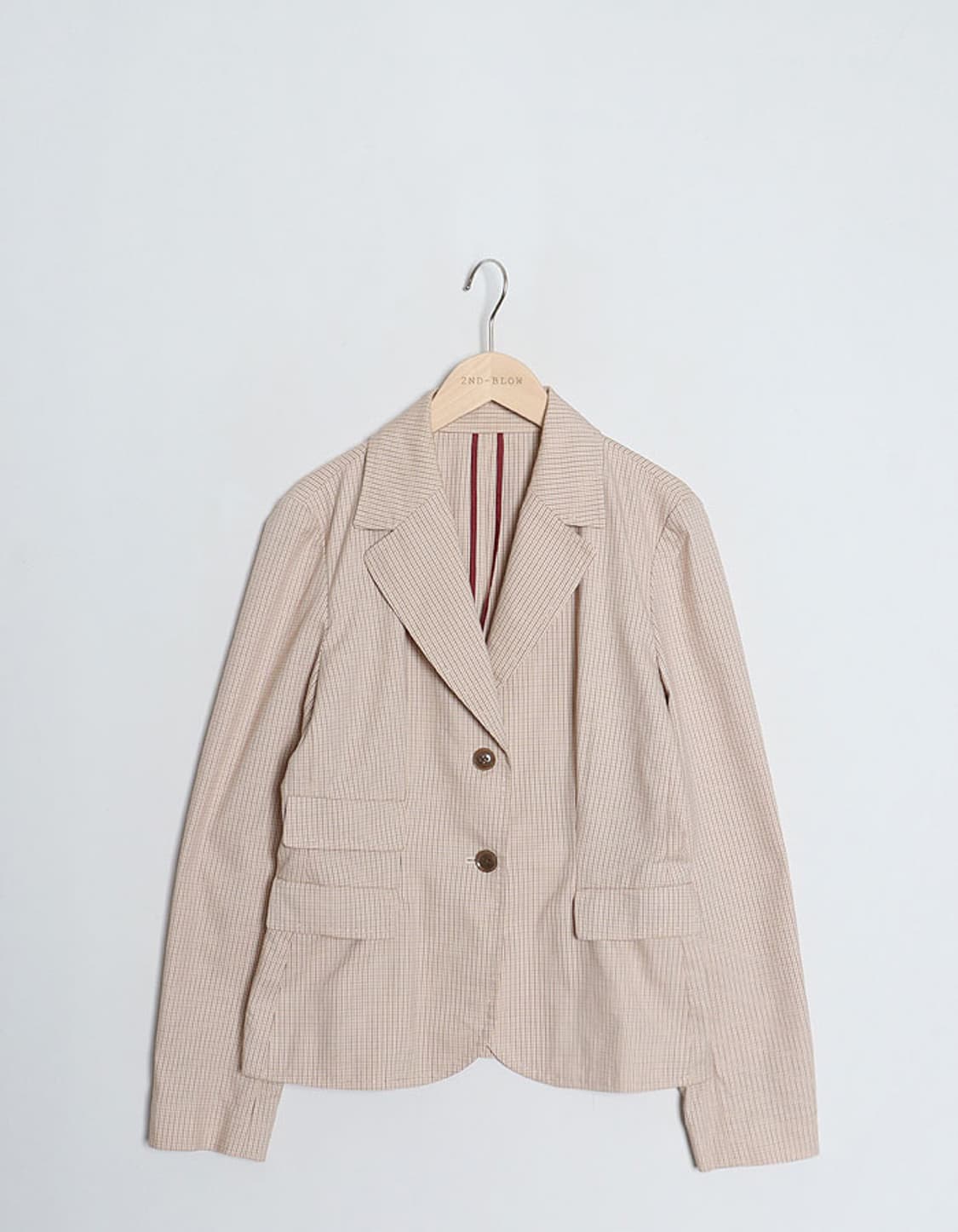 TRUSSARDI Check Cotton Blazer 상품이미지1