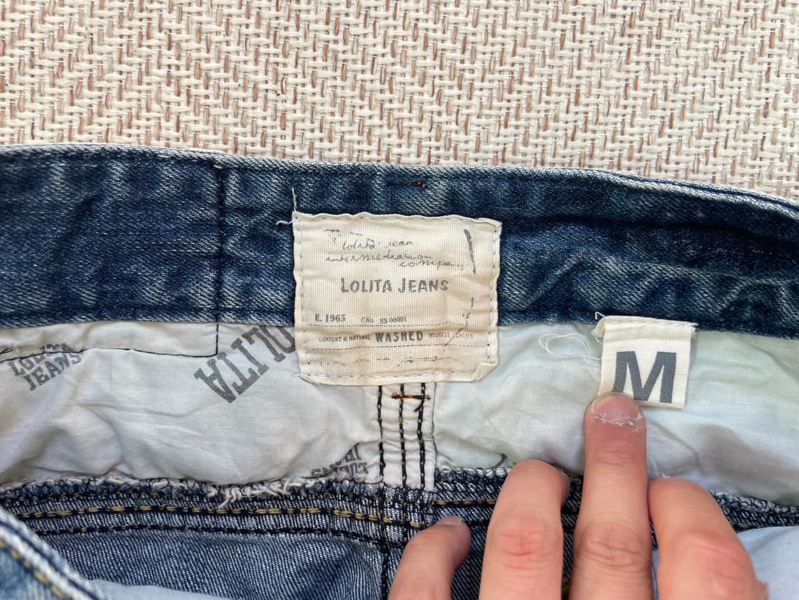 빈티지 Lolita jeans 디스트로이드 쇼츠  상품이미지4