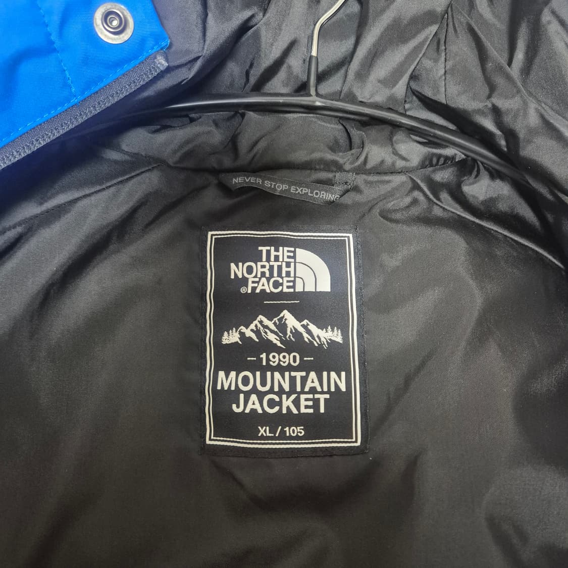 노스페이스 1990 마운틴 자켓 XL 105 블루 상품이미지4