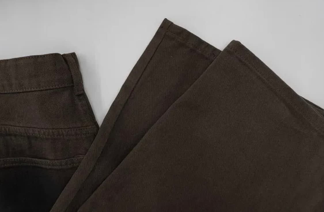 블랙 브라운 워싱팬츠 상품이미지9