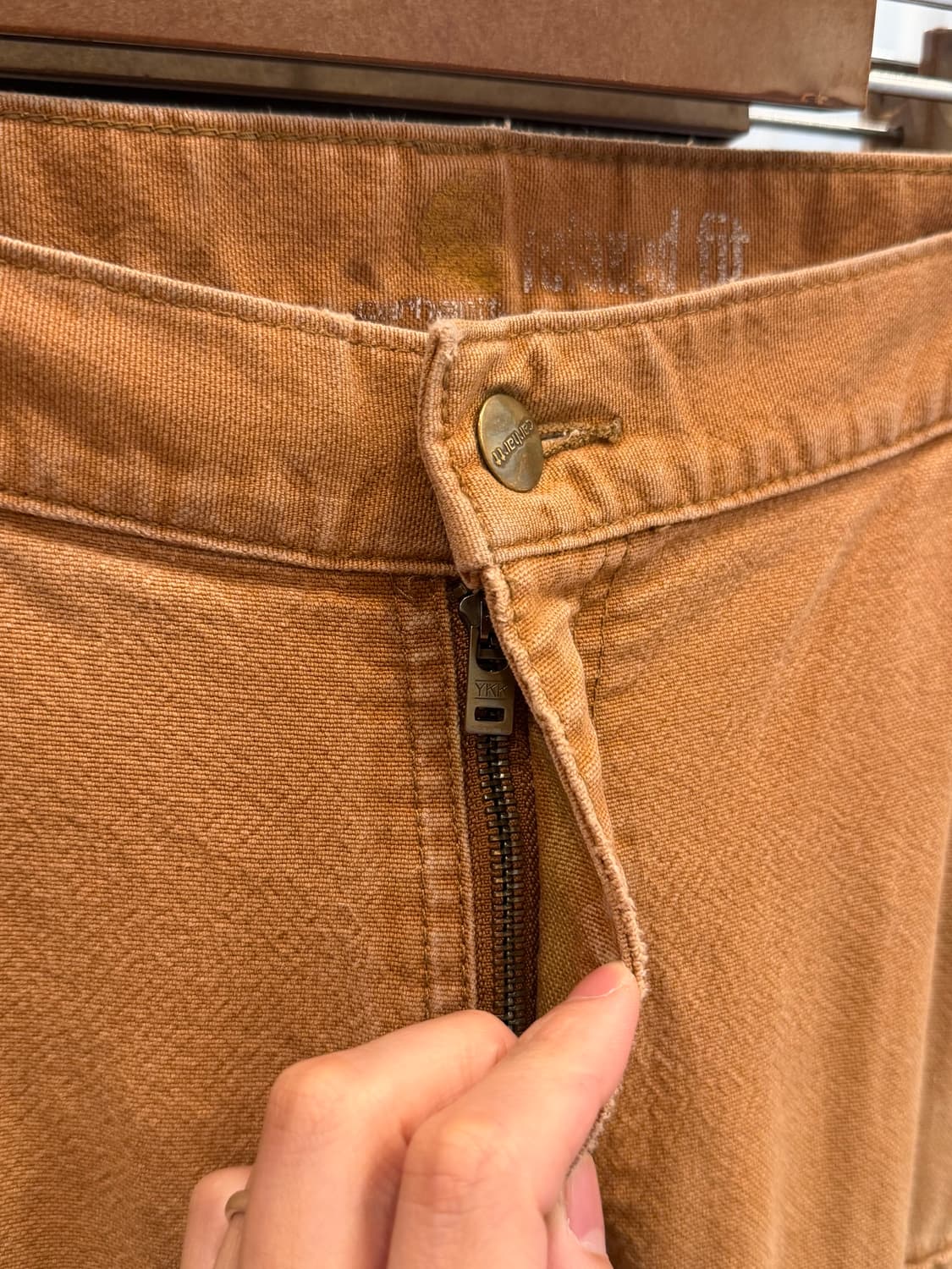 Carhartt 칼하트 덕 캔버스 더블니 카펜터 워크 팬츠 (40) 상품이미지3