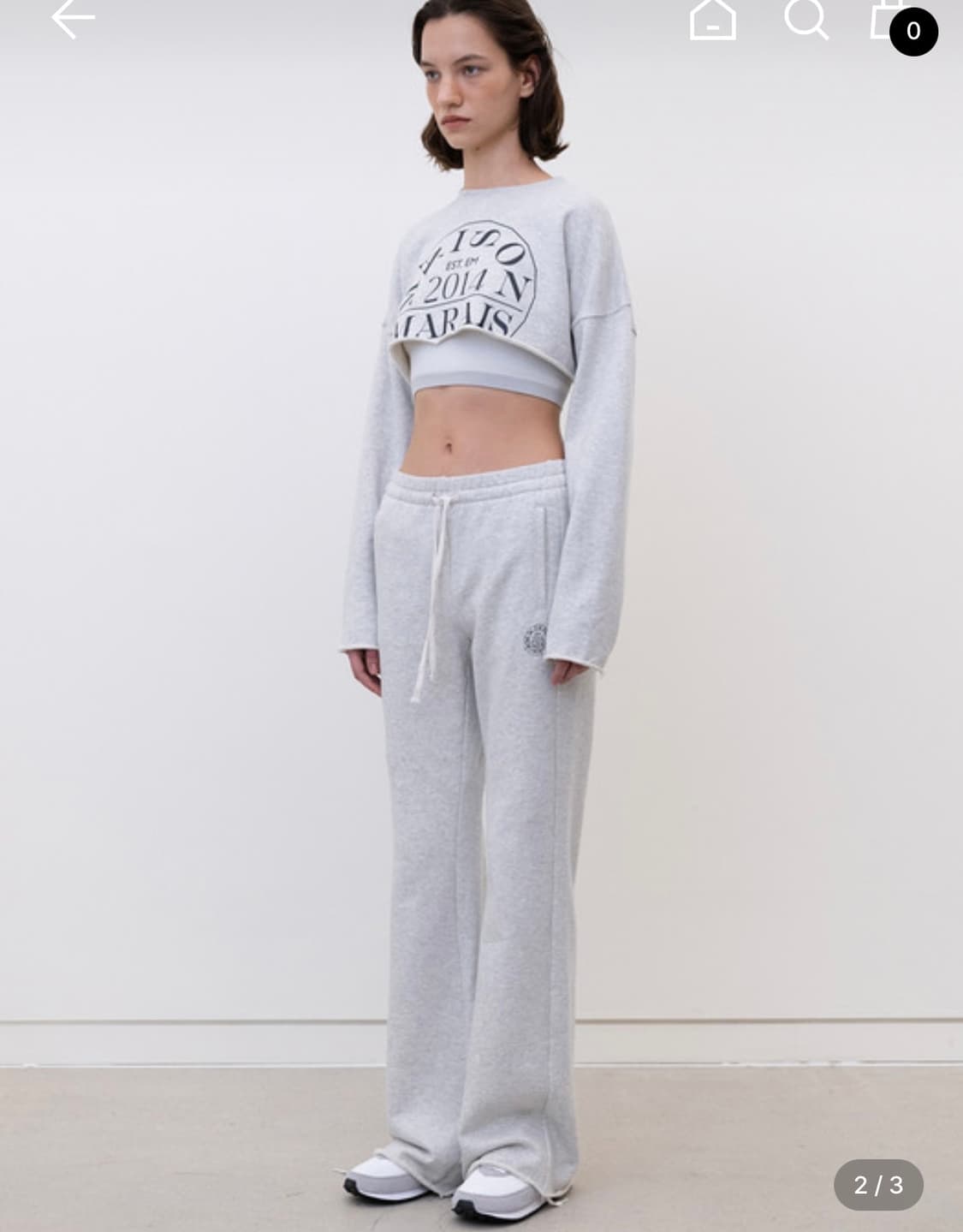 메종마레 크롭맨투맨 상품이미지2