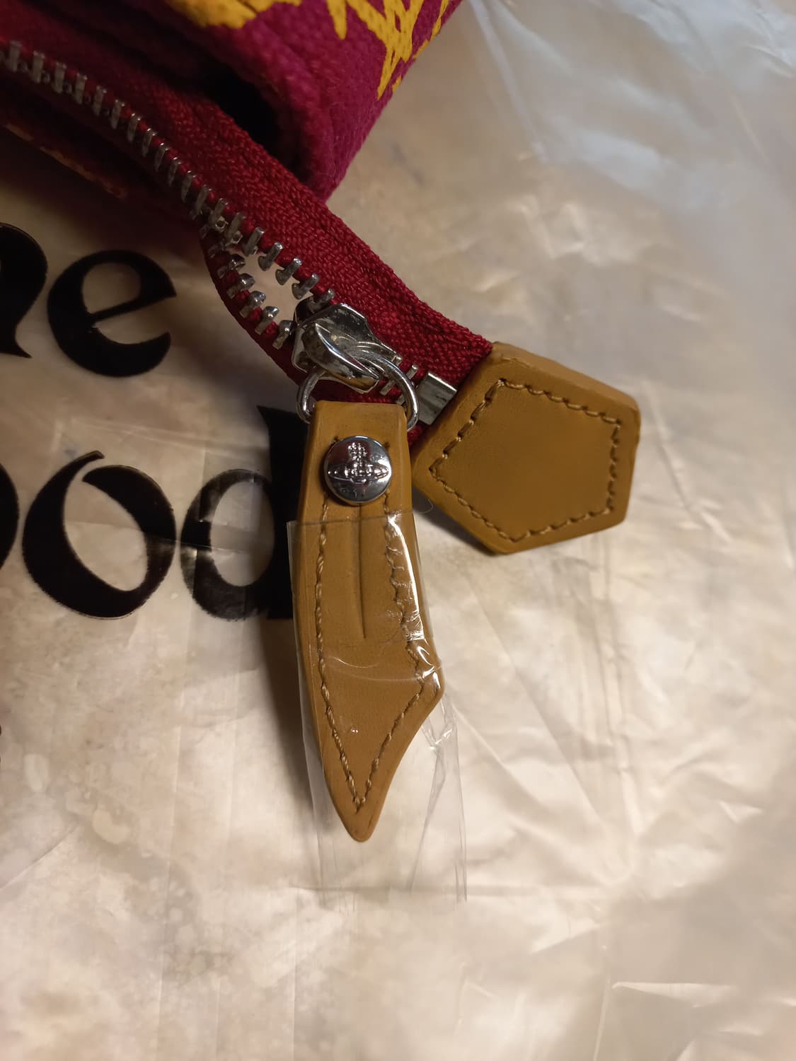 비비안웨스트우드 앵글로매니아 FUXIA 토트백 (새상품) 상품이미지9